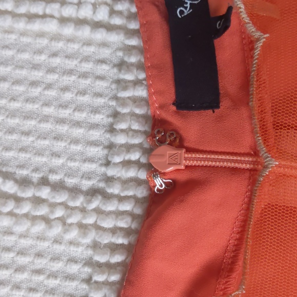 Ryu Coral lined sleeveless dress with mesh panels - Picture 15 of 16